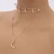 star moon necklace