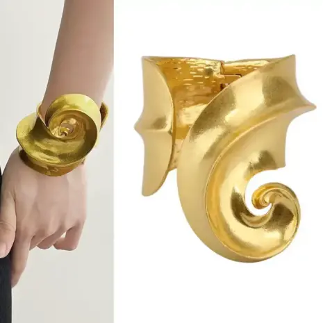 women's gold cuff bracelet