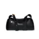 black leather baguette bag