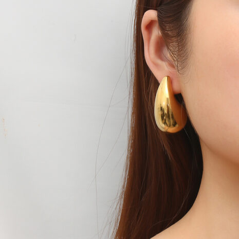 gold teardrop earrings for women