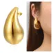 gold teardrop earrings