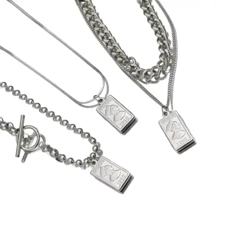 rectangle pendant necklaces