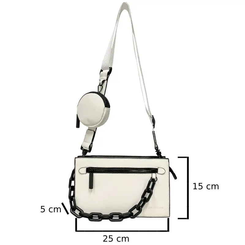 minimalist crossbody bag size