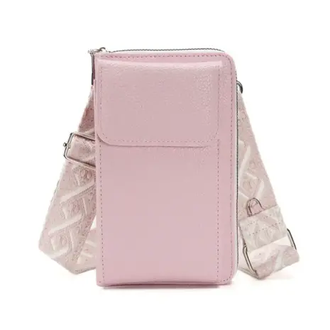 pink phone purse