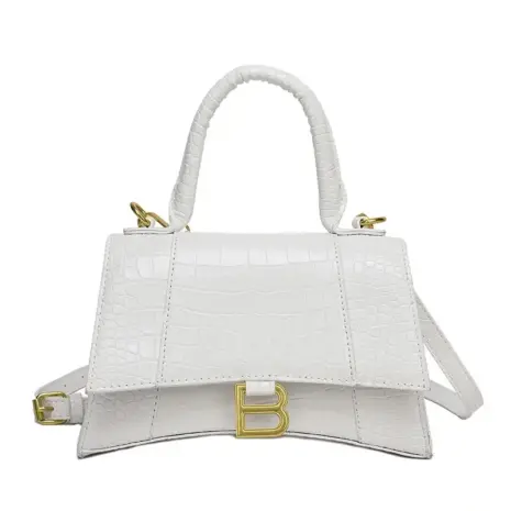 white top handle bag