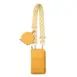 yellow cell phone purse wallet set