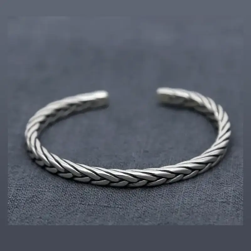 woven cuff bracelet for men bds