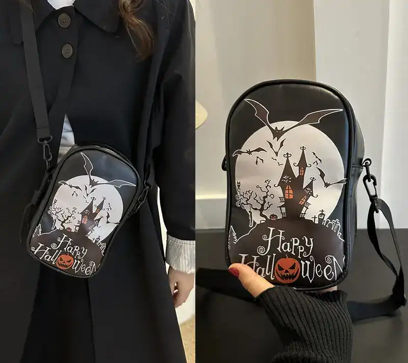 black halloween purse model bds