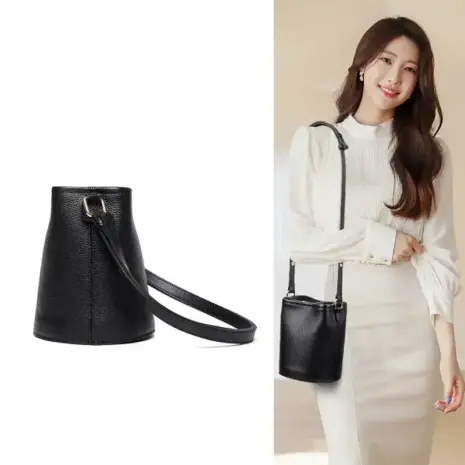 black bucket bag model