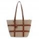 brown casual tote bag