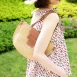 eco friendly canvas bags brown model