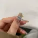 square sterling silver ring