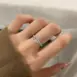 square sterling silver ring model