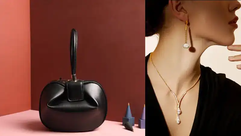jewelry shop and trendy bags