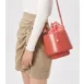red bucket bag model