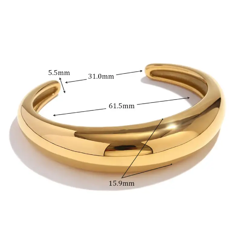 minmalist cuff bracelet size