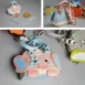 mini bag keychain details