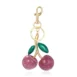 pink fruit keychain