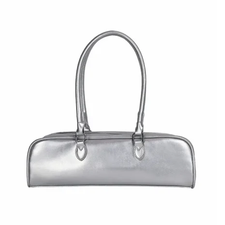 silver cylinder bag