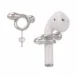 silver earphone earrings