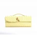 yellow clutch bag