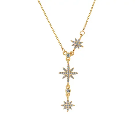 gold star necklace