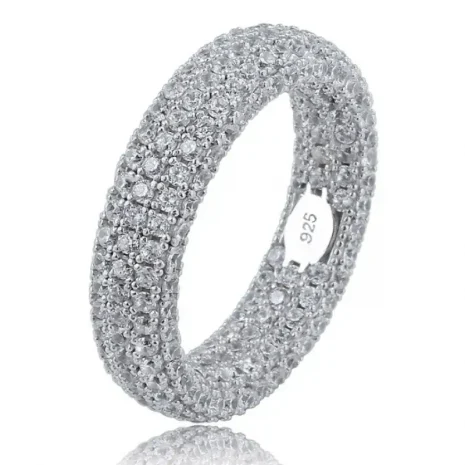 iced out zirconia ring