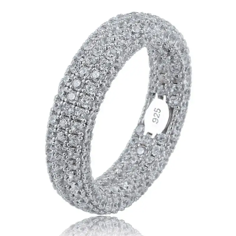 iced out zirconia ring